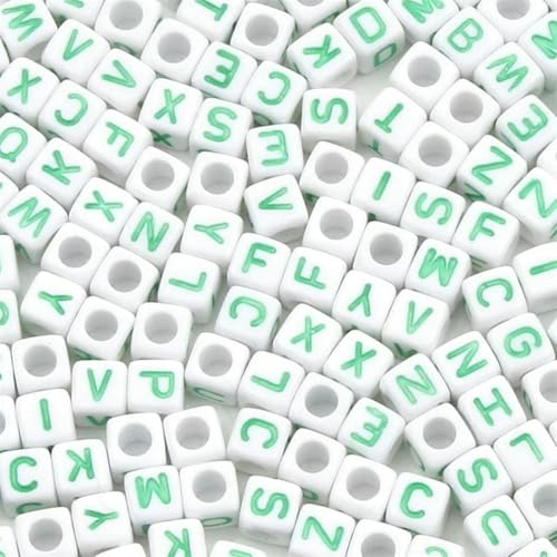 Schwarze quadratische Acrylperlen Buchstaben 6x6mm Acryl-Abstandshalterperlen zur Schmuckherstellung DIY Schmuck Halskette Armband Zubehör-B08278-500PCS Schwarze quadratische Acrylperlen Buchstaben 6x6mm Acryl-Abstandshalterperlen zur Schmuckherstellung DIY Schmuck Halskette Armband Zubehör-B08278-500PCS von GJUYTD