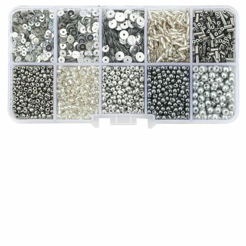 Tschechische Kristallglas-Rocailles-Pailletten-Set, Charms, Alphabet-Perlen, Box für die Schmuckherstellung, DIY-Armbänder, Ringe, Ohrringe, Taschen, Schuhe, Set-1set_b von GJUYTD