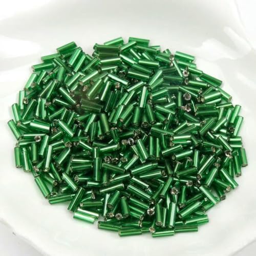 Tube LINED Glas Tschechische Rocailles Spacer Perlen für Schmuck handgefertigt DIY 17 Farben 2x6mm 300pcs-16 Tube LINED Glas Tschechische Rocailles Spacer Perlen für Schmuck handgefertigt DIY 17 Farben 2x6mm 300pcs-16 von GJUYTD
