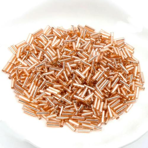 Tube LINED Glas Tschechische Rocailles Spacer Perlen für Schmuck handgefertigt DIY 17 Farben 2x6mm 300pcs-2 Tube LINED Glas Tschechische Rocailles Spacer Perlen für Schmuck handgefertigt DIY 17 Farben 2x6mm 300pcs-2 von GJUYTD