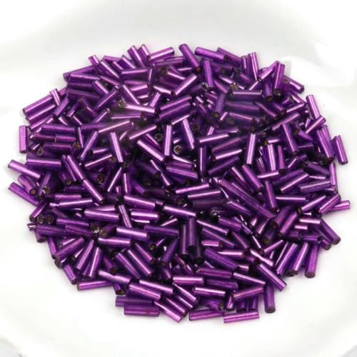 Tube LINED Glas Tschechische Rocailles Spacer Perlen für Schmuck handgefertigt DIY 17 Farben 2x6mm 300pcs-6 Tube LINED Glas Tschechische Rocailles Spacer Perlen für Schmuck handgefertigt DIY 17 Farben 2x6mm 300pcs-6 von GJUYTD