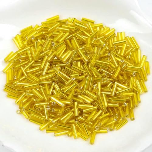 Tube LINED Glas Tschechische Rocailles Spacer Perlen für Schmuck handgefertigt DIY 17 Farben 2x6mm 300pcs-7 Tube LINED Glas Tschechische Rocailles Spacer Perlen für Schmuck handgefertigt DIY 17 Farben 2x6mm 300pcs-7 von GJUYTD