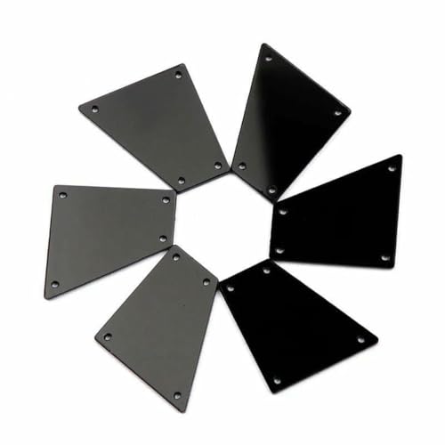 30 Stück Acryl-Strasssteine mit flacher Rückseite, Nähkristalle, Acrylspiegel, DIY, schwarze Steine zum Aufnähen von Strass für Kleiderornamente, 17 x 19 mm, 30 Stück von GJUYTI