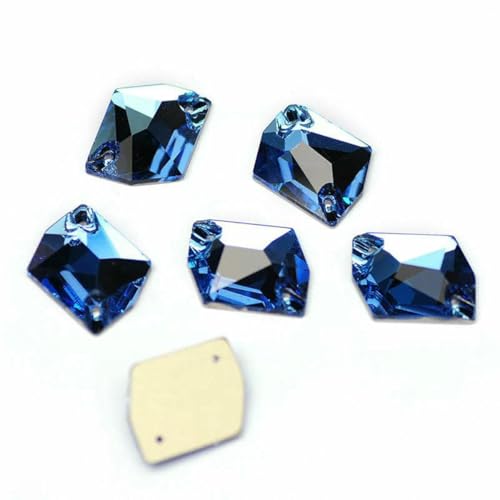 3265 Cosmic Flache Rückseite zum Aufnähen von Kristallsteinen, Glas-Strass, DIY, lose Strasssteine für Kleider, Aquamarin, 16 x 20 mm, 30 Stück 3265 Cosmic Flache Rückseite zum Aufnähen von Kristallsteinen, Glas-Strass, DIY, lose Strasssteine für Kleider, Aquamarin, 16 x 20 mm, 30 Stück von GJUYTI