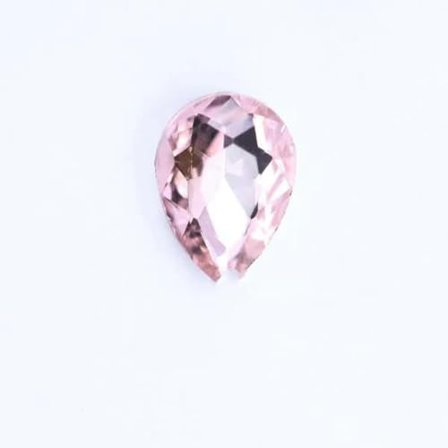 6–40 MM 24-farbiger Kristall-Wassertropfen-Strassstein für Kleidungsstücke, Basteln, Charms, Schmuck, 3D-Nagelkunst, DIY-Dekorationen-Hellrosa-18 x 25 mm, 9 Stk von GJUYTI
