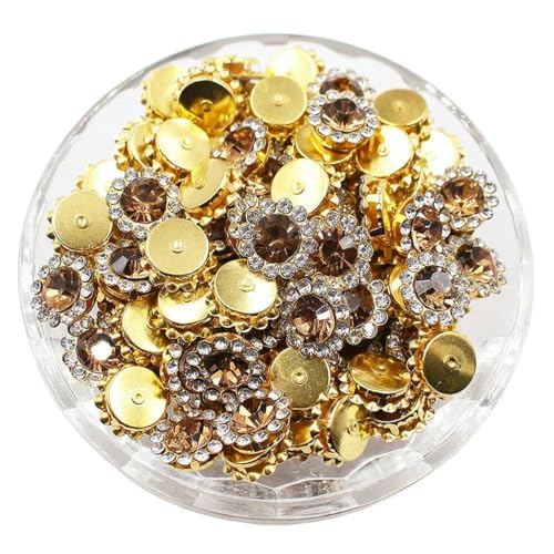 8–12 mm Krallen-Strasssteine, Perlensteine zum Aufnähen, Kristalle, Glasperlen, silberne Grundsteine, Strassbesatz, Nähzubehör, Bastel-Edelsteine, G-Lt Col Topas, 12 mm, 30 Stück 8–12 mm Krallen-Strasssteine, Perlensteine zum Aufnähen, Kristalle, Glasperlen, silberne Grundsteine, Strassbesatz, Nähzubehör, Bastel-Edelsteine, G-Lt Col Topas, 12 mm, 30 Stück von GJUYTI