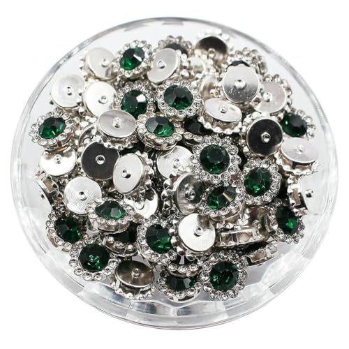 8–12 mm Krallen-Strasssteine, Perlensteine zum Aufnähen, Kristalle, Glasperlen, silberne Grundsteine, Strassbesatz, Nähzubehör, Bastel-Edelsteine, S-Smaragd, 10 mm, 100 Stück 8–12 mm Krallen-Strasssteine, Perlensteine zum Aufnähen, Kristalle, Glasperlen, silberne Grundsteine, Strassbesatz, Nähzubehör, Bastel-Edelsteine, S-Smaragd, 10 mm, 100 Stück von GJUYTI
