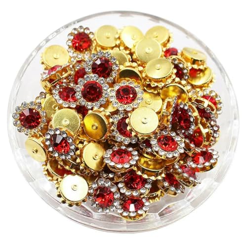 8 mm – 12 mm Krallen-Strasssteine, Perlensteine zum Aufnähen, Kristalle, Glasperlen, silberne Grundsteine, Strassbesatz, Nähzubehör, Bastel-Edelsteine, G-Siam, 12 mm, 100 Stück 8 mm – 12 mm Krallen-Strasssteine, Perlensteine zum Aufnähen, Kristalle, Glasperlen, silberne Grundsteine, Strassbesatz, Nähzubehör, Bastel-Edelsteine, G-Siam, 12 mm, 100 Stück von GJUYTI
