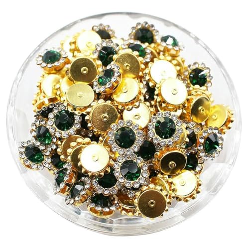 8 mm – 12 mm Krallen-Strasssteine, Perlensteine zum Aufnähen, Kristalle, Glasperlen, silberne Grundsteine, Strassbesatz, Nähzubehör, Bastel-Edelsteine, G-Smaragd, 12 mm, 30 Stück 8 mm – 12 mm Krallen-Strasssteine, Perlensteine zum Aufnähen, Kristalle, Glasperlen, silberne Grundsteine, Strassbesatz, Nähzubehör, Bastel-Edelsteine, G-Smaragd, 12 mm, 30 Stück von GJUYTI