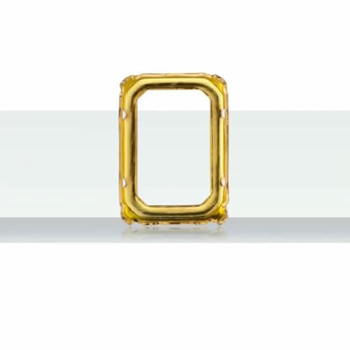 Achteckige K9-Edelstein-Glas-Strasssteine für Kleidung, spitze Rückseite, Schmuckherstellung, Steine, lose Strass-Perlen, Kleidungszubehör, goldene Klaue, 13 x 18 mm, 10 Stück von GJUYTI