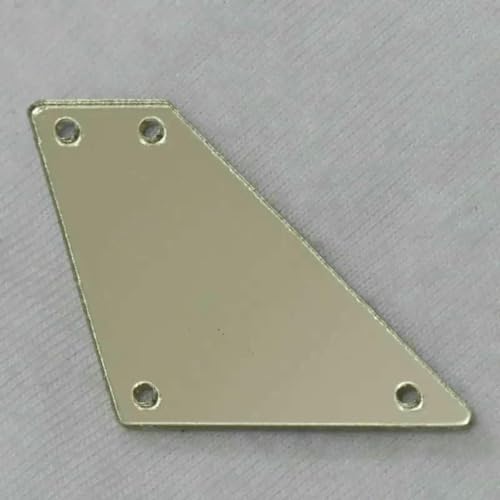 Acrylspiegel-Aufnäh-Strasssteine, DIY-Flachspiegel, Acryl-Aufnähsteine mit Löchern zum Aufnähen, A02, 17 x 38, 10 Stück von GJUYTI
