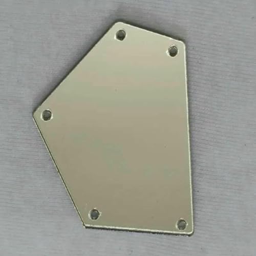 Acrylspiegel-Aufnäh-Strasssteine, DIY-Flachspiegel, Acryl-Aufnähsteine mit Löchern zum Aufnähen, A05, 26 x 35, 100 Stück von GJUYTI