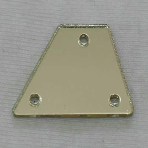 Acrylspiegel-Aufnäh-Strasssteine, DIY-Flachspiegel, Acryl-Aufnähsteine mit Löchern zum Aufnähen, A10, 15 x 20, 100 Stück von GJUYTI