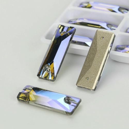 Cosmic Baguetee Glaskristall AB Mondlicht Nähsteine Flatback zum Aufnähen von Strasssteinen für Kleidungsstücke, Taschen – 215SI BlackDiamondSI – 72 Stück 5 mm 10 mm – Sonstiges Cosmic Baguetee Glaskristall AB Mondlicht Nähsteine Flatback zum Aufnähen von Strasssteinen für Kleidungsstücke, Taschen – 215SI BlackDiamondSI – 72 Stück 5 mm 10 mm – Sonstiges von GJUYTI
