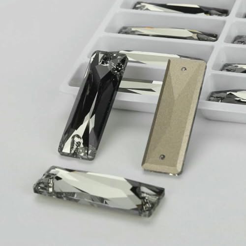 Cosmic Baguetee Glaskristall AB Mondlicht Nähsteine Flatback zum Aufnähen von Strasssteinen für Kleidungsstücke, Taschen – T215 Schwarzer Diamant – 24 Stück 8,5 mm 26 mm – Sonstiges Cosmic Baguetee Glaskristall AB Mondlicht Nähsteine Flatback zum Aufnähen von Strasssteinen für Kleidungsstücke, Taschen – T215 Schwarzer Diamant – 24 Stück 8,5 mm 26 mm – Sonstiges von GJUYTI