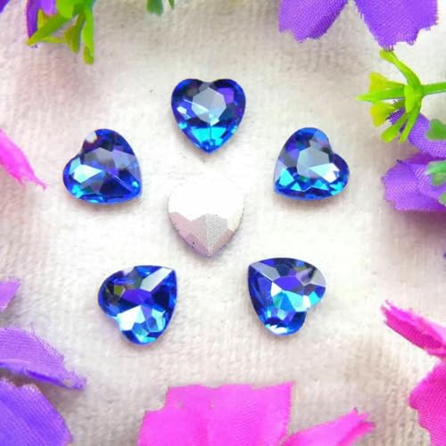 Glaskristall 8 mm 10 mm 12 mm 14,0 mm 16 mm 18 mm 27 mm Mix Herzform zum Aufkleben von Strassperlen, Handyzubehör, DIY-A18 Heller Saphir-10 mm 20 Stück Glaskristall 8 mm 10 mm 12 mm 14,0 mm 16 mm 18 mm 27 mm Mix Herzform zum Aufkleben von Strassperlen, Handyzubehör, DIY-A18 Heller Saphir-10 mm 20 Stück von GJUYTI