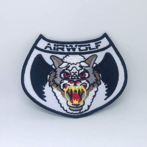Airwolf – 1980er Jahre TV-Serie Hubschrauber Crew 10,2 cm bestickter Aufnäher zum Aufbügeln Airwolf – 1980er Jahre TV-Serie Hubschrauber Crew 10,2 cm bestickter Aufnäher zum Aufbügeln von GK