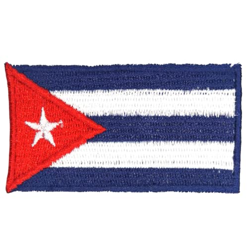Aufnäher/Aufbügler Kuba Nationalflagge von GK