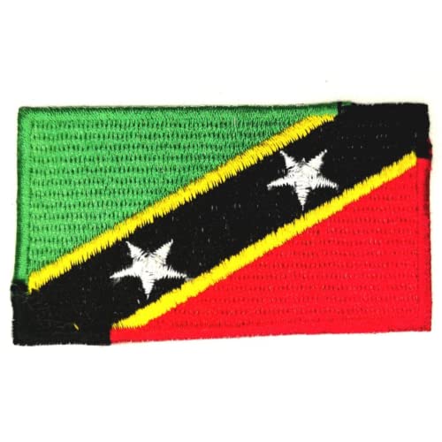 Aufnäher mit Nationalflagge St. Kitts und Nevis von GK