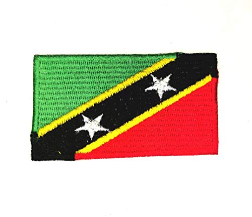 Aufnäher mit Nationalflagge St. Kitts und Nevis Aufnäher mit Nationalflagge St. Kitts und Nevis von GK