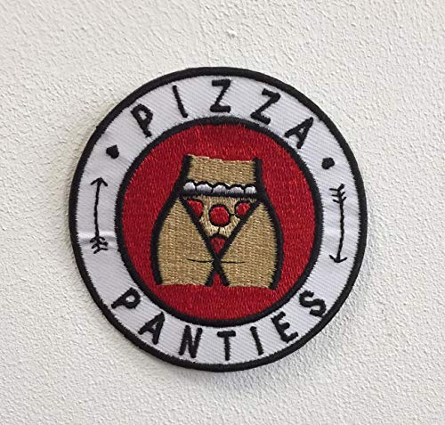 Aufnäher zum Aufbügeln oder Aufnähen, Pizza-Höschen Aufnäher zum Aufbügeln oder Aufnähen, Pizza-Höschen von GK
