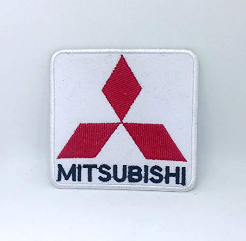 Bestickter Aufnäher zum Aufbügeln oder Aufnähen, Mitsubishi Racing Bikerjacke von GK