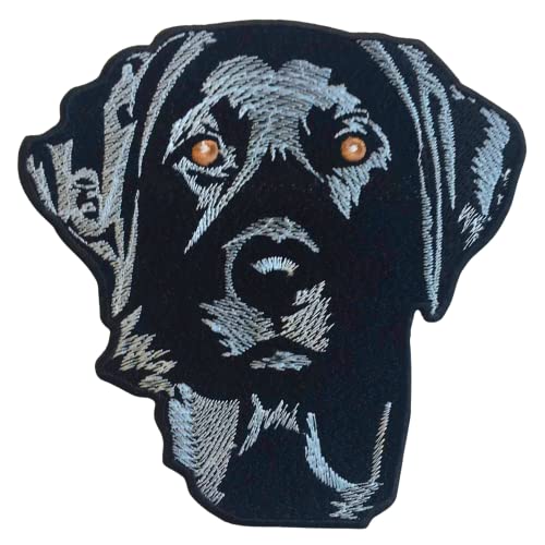 Blue Lab Labrador Retriever Hundejacke zum Aufbügeln / Aufnähen, groß, bestickt Blue Lab Labrador Retriever Hundejacke zum Aufbügeln / Aufnähen, groß, bestickt von GK