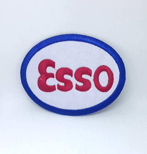 Esso Benzin Auto Eisen auf Sew auf bestickt Patch von GK