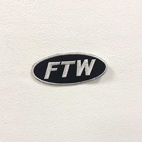 FTW Art Badge Clothes Iron on Sew on Embroidered Patch Applikation von GK