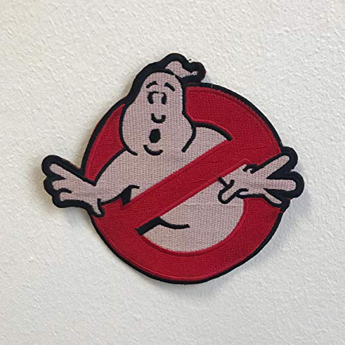 Ghostbusters-Film-Kunst-Abzeichen für Kleidung, groß, zum Aufbügeln oder Aufnähen, bestickter Aufnäher von GK