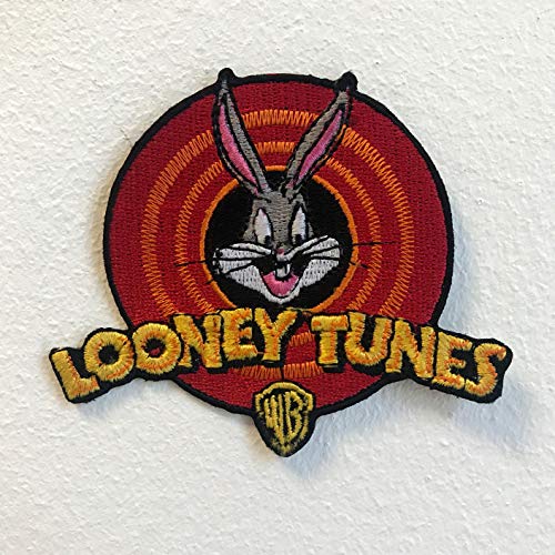 Looney Tunes Cartoons Logo zum Aufbügeln auf gesticktem Aufnäher von GK