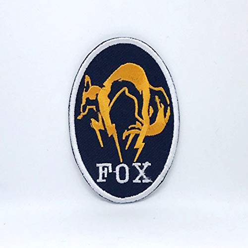 Metal Gear Solid Kojima Foxhound Fox Hound Patch zum Aufbügeln oder Aufnähen, weißer Rand Metal Gear Solid Kojima Foxhound Fox Hound Patch zum Aufbügeln oder Aufnähen, weißer Rand von GK