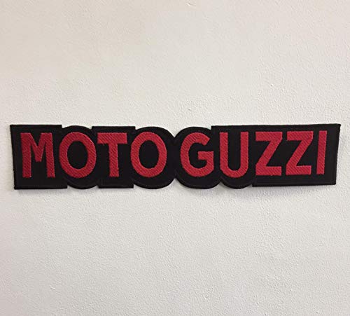 Moto Guzzi Biker Art Badge zum Aufbügeln oder Aufnähen bestickter Aufnäher von GK