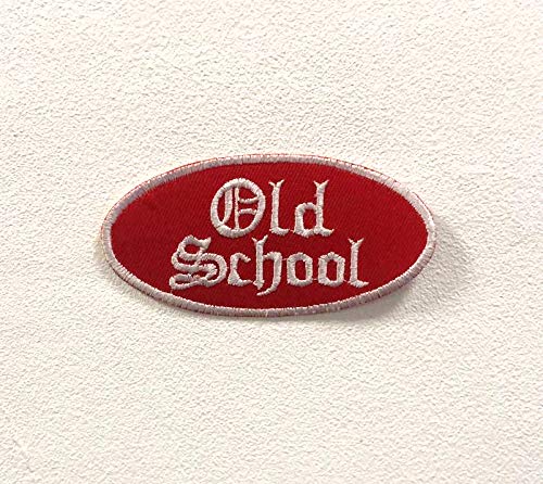 Old School Art Badge Clothes Iron on Sew on Embroidered Patch Applikation von GK