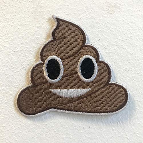 Poop Emoji Aufnäher zum Aufbügeln von GK
