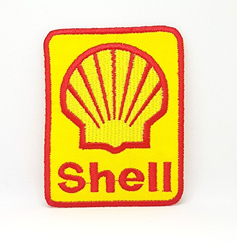 Shell petrol petrol Öl Eisen nähen auf bestickt Patch von GK