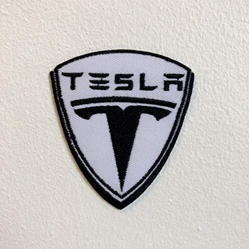 Tesla Motors Abzeichen Logo zum Aufbügeln oder Aufnähen. von GK