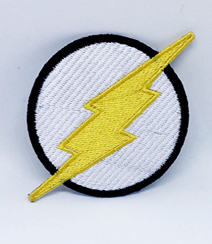 The Flash Logo Comic Book bestickter Aufnäher zum Aufbügeln oder Aufnähen von GK