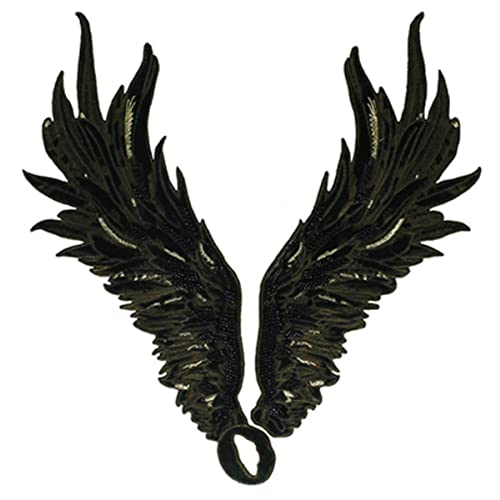 1 Paar Neue Flügel Stickerei Spitze Applikation Pailletten Stoff Pullover Kleidung Patch Pailletten Aufkleber T-Shirt DIY Dekoration-ArmyGreen 1 Paar Neue Flügel Stickerei Spitze Applikation Pailletten Stoff Pullover Kleidung Patch Pailletten Aufkleber T-Shirt DIY Dekoration-ArmyGreen von GKANDI