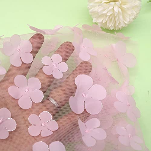 1 yards 3D Aufkleber Tüll Spitze Farbverlauf Blume Kinderkleidung Party Dekoration DIY Regenbogen Stoff Hochzeit Blumendekoration-F 1 yards 3D Aufkleber Tüll Spitze Farbverlauf Blume Kinderkleidung Party Dekoration DIY Regenbogen Stoff Hochzeit Blumendekoration-F von GKANDI