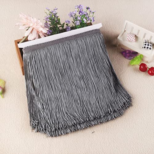 10 Yards 15 cm Lange Fransen Spitze Quaste Polyester Spitzenbesatz Band Nähen Latin Kleid Bühne Garment Vorhang DIY Zubehör-Shen HUI 10 Yards 15 cm Lange Fransen Spitze Quaste Polyester Spitzenbesatz Band Nähen Latin Kleid Bühne Garment Vorhang DIY Zubehör-Shen HUI von GKANDI