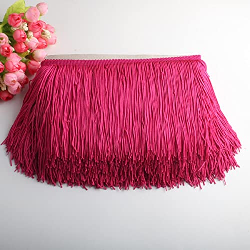 10 Yards Packung 15 cm Breite Fransenbesatz Spitze Polyerter Faser Quaste Kleidung Accessoires Lateinisches Hochzeitskleid Quaste Band Diy-10 Yards,Rose 10 Yards Packung 15 cm Breite Fransenbesatz Spitze Polyerter Faser Quaste Kleidung Accessoires Lateinisches Hochzeitskleid Quaste Band Diy-10 Yards,Rose von GKANDI