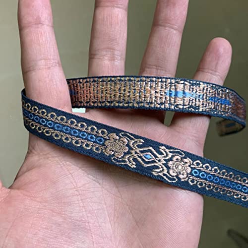 10Yard oder 45Y 5/8quot; 15MM Vintage ethnische Stickerei Spitzenband Boho Spitzenbesatz DIY Kleidung Tasche Zubehör bestickter Spitzenstoff-06,45YARD 10Yard oder 45Y 5/8quot; 15MM Vintage ethnische Stickerei Spitzenband Boho Spitzenbesatz DIY Kleidung Tasche Zubehör bestickter Spitzenstoff-06,45YARD von GKANDI
