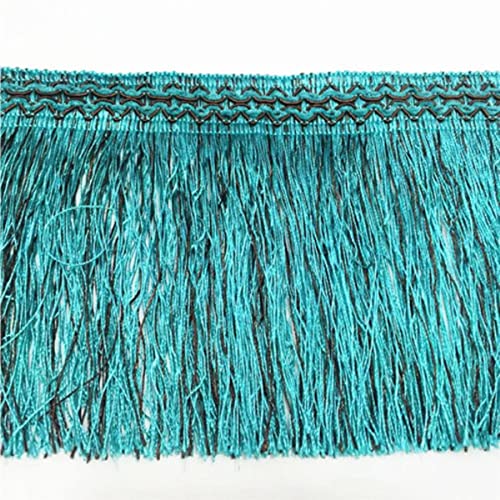 12 Yard geflochtene Fransen Quaste Trimmen Spitze Stoff Band Trim Applikation Band Band DIY Nähen für Kleidung Vorhang verziert T2616-grün 12 Yard geflochtene Fransen Quaste Trimmen Spitze Stoff Band Trim Applikation Band Band DIY Nähen für Kleidung Vorhang verziert T2616-grün von GKANDI