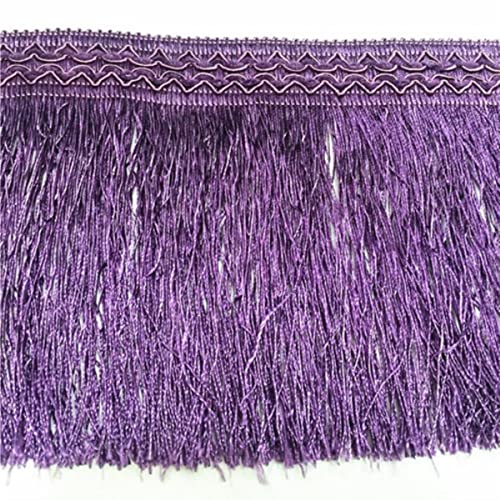 12 Yard geflochtene Fransen Quaste Trimmen Spitze Stoff Band Trim Applikation Tape Band DIY Nähen für Kleidung Vorhang dekoriert T2616-lila 12 Yard geflochtene Fransen Quaste Trimmen Spitze Stoff Band Trim Applikation Tape Band DIY Nähen für Kleidung Vorhang dekoriert T2616-lila von GKANDI