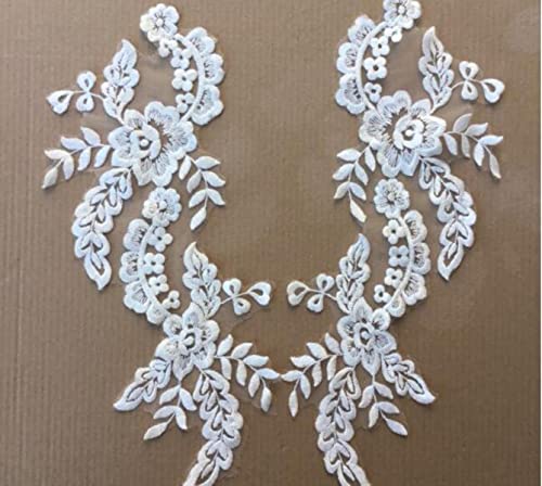 5 Paar / 10PC Art und Weisebaumwollweiches Nettostickereispitzeblumen-Hochzeitskleid diy Blumenstückkleidungs-Kleidungsrock applique-off Weiß 5 Paar / 10PC Art und Weisebaumwollweiches Nettostickereispitzeblumen-Hochzeitskleid diy Blumenstückkleidungs-Kleidungsrock applique-off Weiß von GKANDI