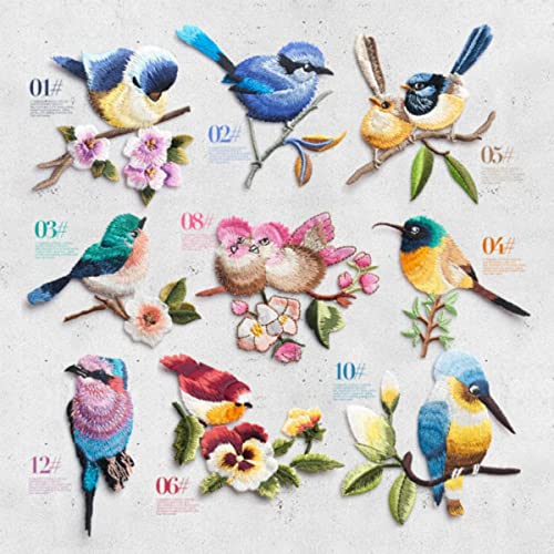 5 Stück / Los Empfindlicher gestickter Vogel Kleidung diy Zubehör Spitzenbesatz Vögel Patches Applikationsmaterial 15 Stile.-15 Stil jeder 5 Stück / Los Empfindlicher gestickter Vogel Kleidung diy Zubehör Spitzenbesatz Vögel Patches Applikationsmaterial 15 Stile.-15 Stil jeder von GKANDI