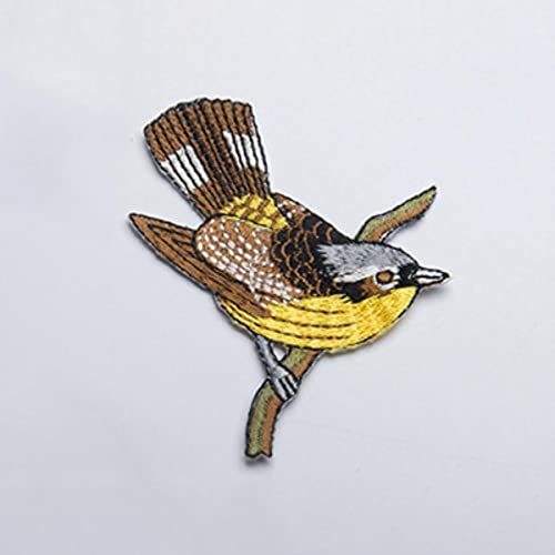 5 Stück / Los Kleidung DIY Zubehör Spitzenbesatz Vögel Patches Applikation Stickmaterial Applikation 10 Styles.-B von GKANDI