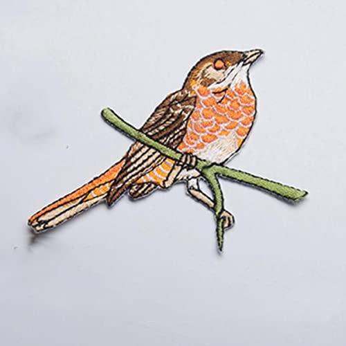 5 Stück / Los Kleidung DIY Zubehör Spitzenbesatz Vögel Patches Applikation Stickmaterial Applikation 10 Styles.-F von GKANDI