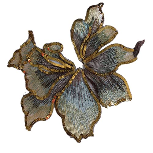 5 Stücke 3d Blume Pailletten Patches Kristall Stickerei Afrikanische Spitze Applique Nähen Auf Kleidung Hochzeit Tanzkleid Decor Patch Diy-blau 1 5 Stücke 3d Blume Pailletten Patches Kristall Stickerei Afrikanische Spitze Applique Nähen Auf Kleidung Hochzeit Tanzkleid Decor Patch Diy-blau 1 von GKANDI